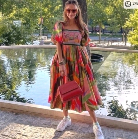 Farm Rio Beaded Mididress - Picture 2 of 4